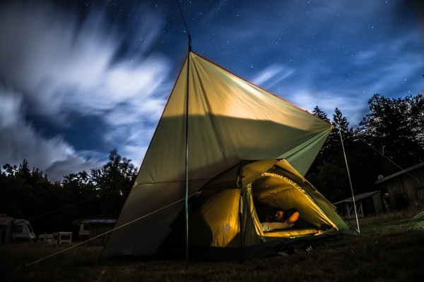 Trekkingcamps: Im Wald übernachten